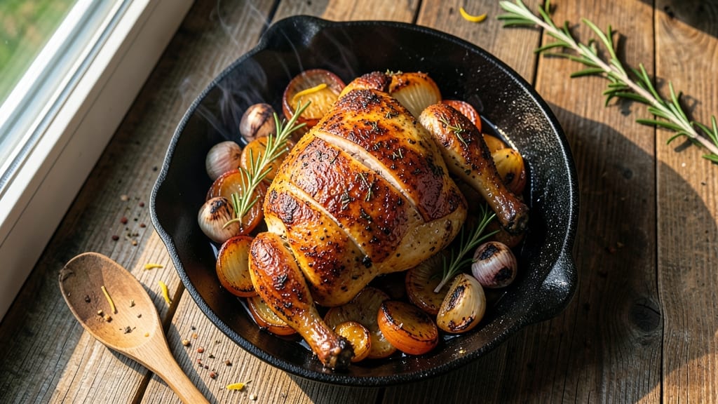 Smoked Chicken On Big Green Egg Recipe: Smoky Flavor With Crispy Skin and Juicy Meat