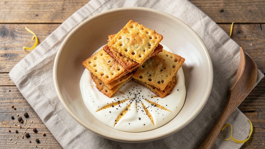 Egg Crackers Recipe: Crispy Tortilla Cups With Perfectly Poached Yolk