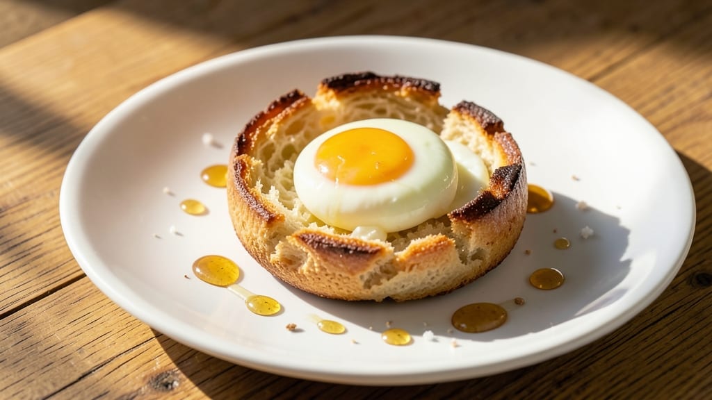 Soft Boiled Egg in a Biscuit Recipe: Golden Crust Cradles Silky Yolk