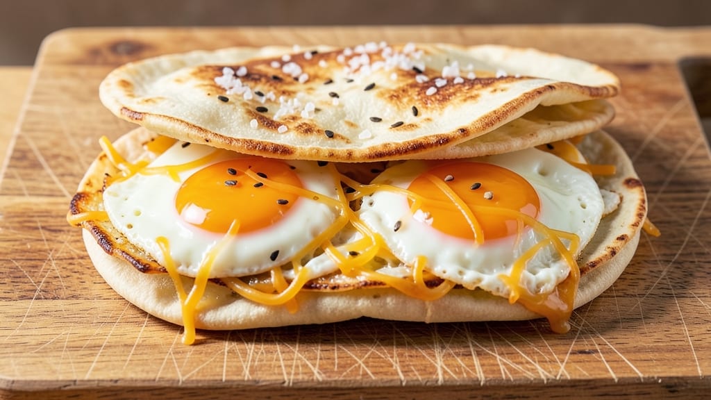 Sunny Side Up Egg Sandwich Recipe: Crispy Tortilla Crunch Meets Foil-Sealed Yolk Brilliance