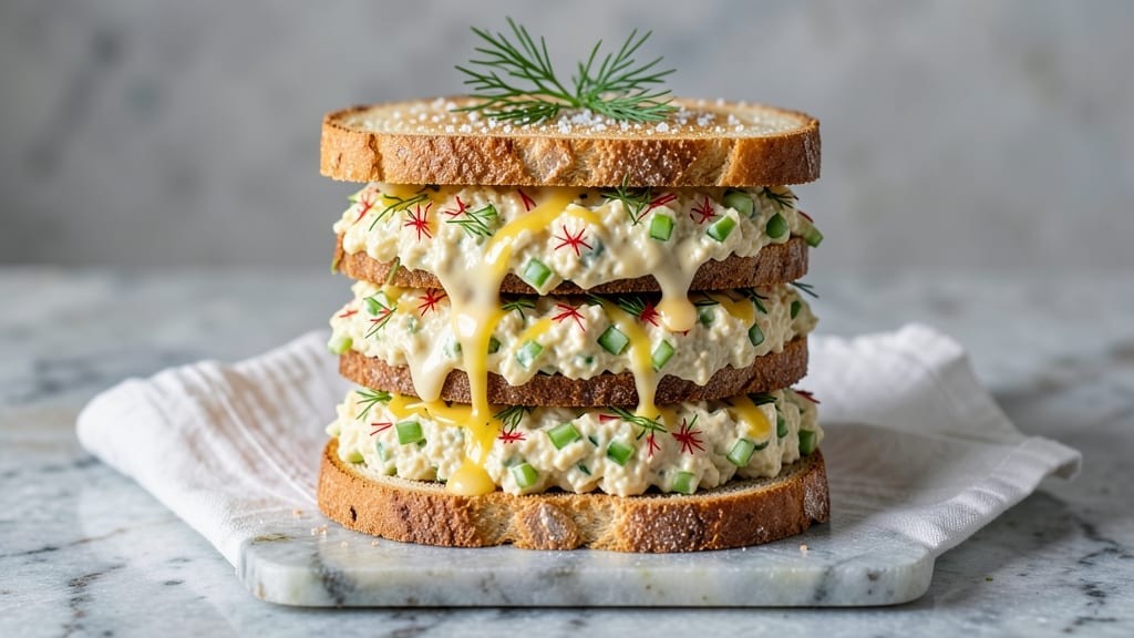 Amazing Egg Salad Sandwich Recipe: Crispy Bread Hugs Creamy Yolk Magic