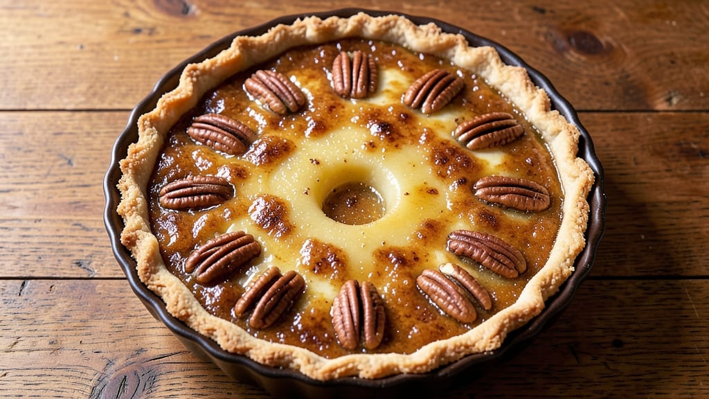 4 Egg Pecan Pie Recipe: Nutty Crust and Caramelized Filling