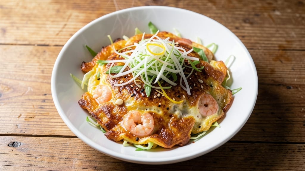 Shrimp Egg Foo Young Recipe with Cabbage: Crispy-Edged, Savory Scramble Bites