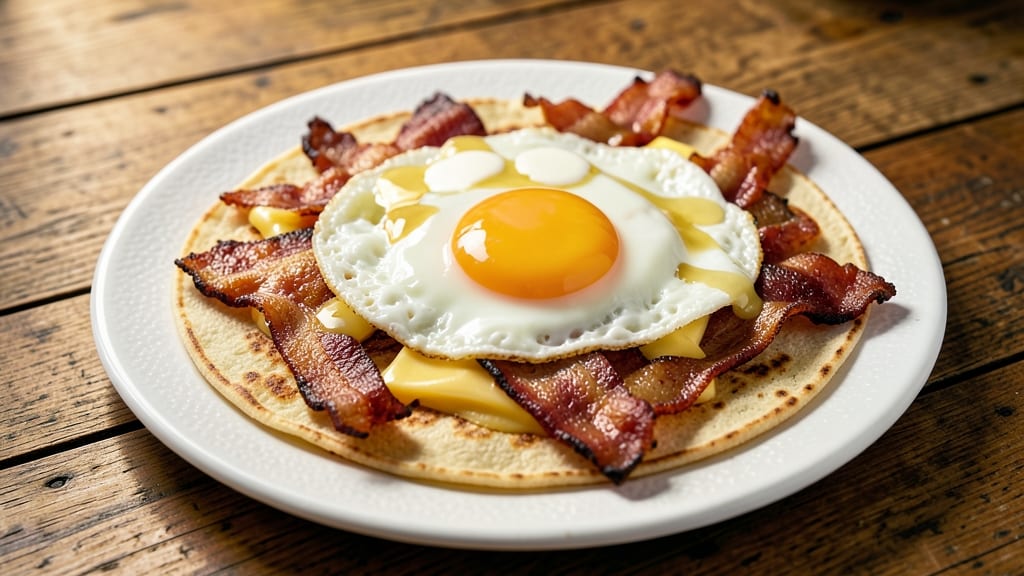 Waffle House Texas Bacon Egg and Cheese Melt Recipe: Crispy Tortilla Crunch Meets Melted Cheese Bliss