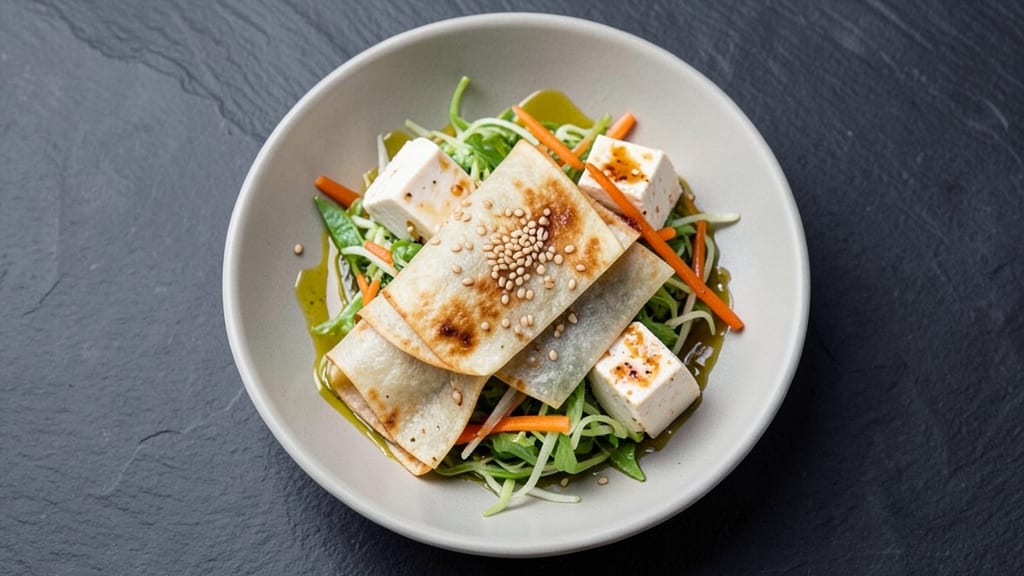 Zero-Point Egg Roll in a Bowl Recipe: Crispy Tortilla Bites with Light Yolk Magic