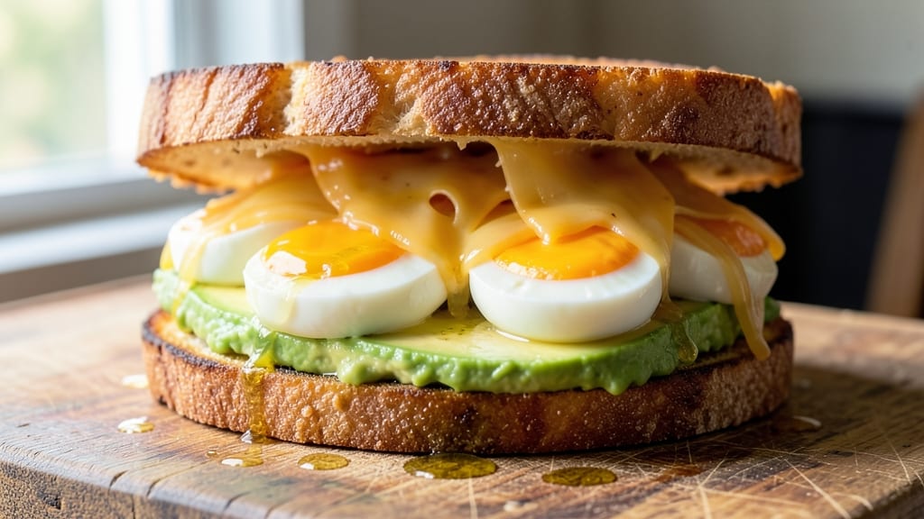 Toasted Egg Sandwich Recipe: Crispy Tortilla Crunch With Runny Yolk Brilliance