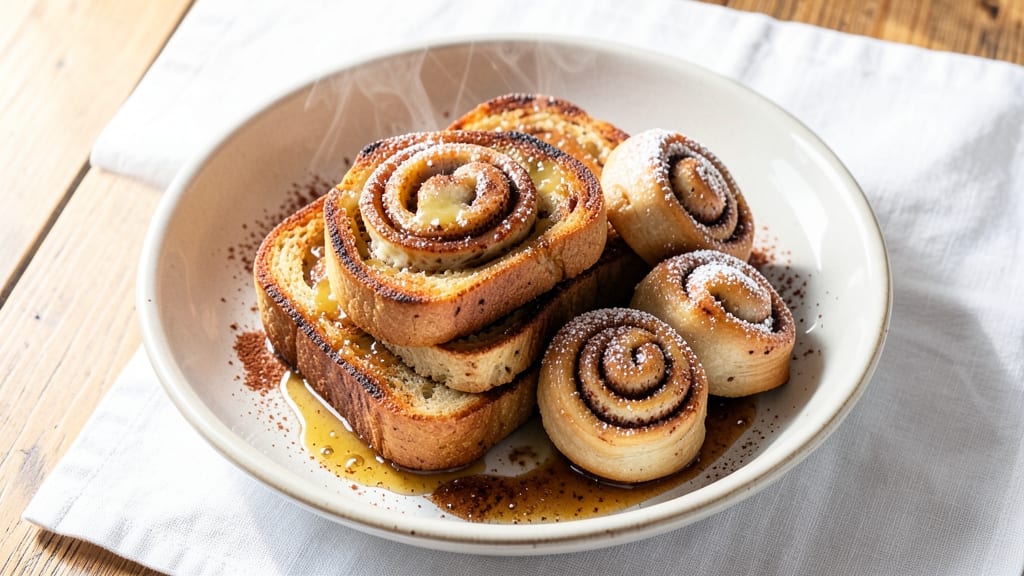 Another Broken Egg Cinnamon Roll French Toast Recipe: Spiced Whisk Magic for Brunch Crowds