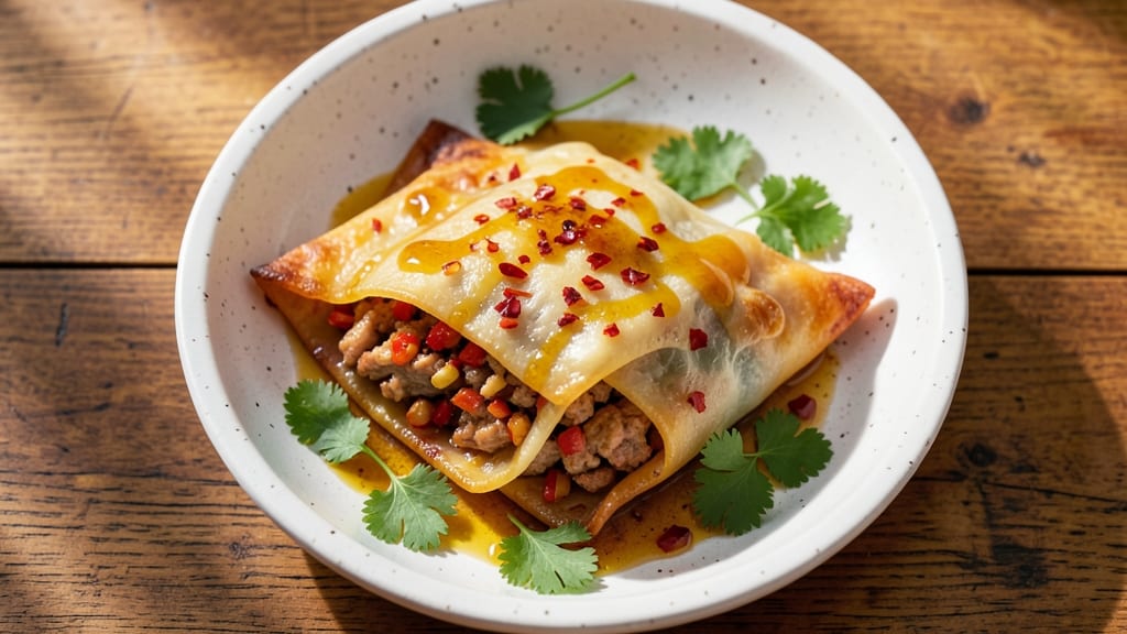 Spicy Chicken Egg Rolls Recipe: Crispy Shells Stuffed With Fiery Filling