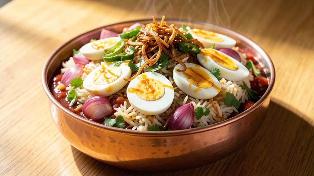 Ulavacharu Egg Biryani Recipe: Fragrant Rice and Spiced Eggs in One Pot