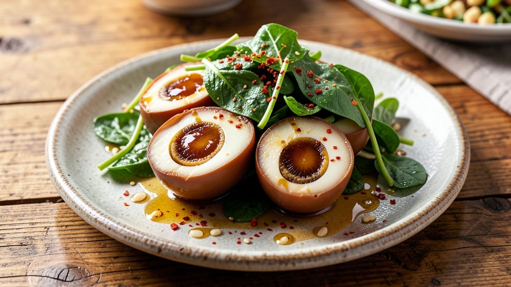 Spinach Century Egg Recipe: Silky Black Centers and Herb-Infused Brilliance