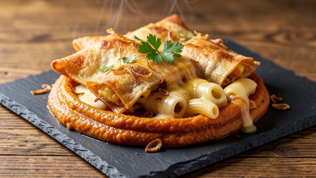Yams and Mac and Cheese Egg Rolls Recipe: Sweet-Savory Breakfast Bites With Crispy Shells