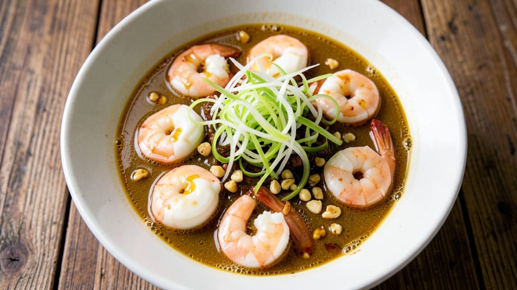 Shrimp and Egg Stew Recipe: Golden Broth Meets Silky Egg Ribbons