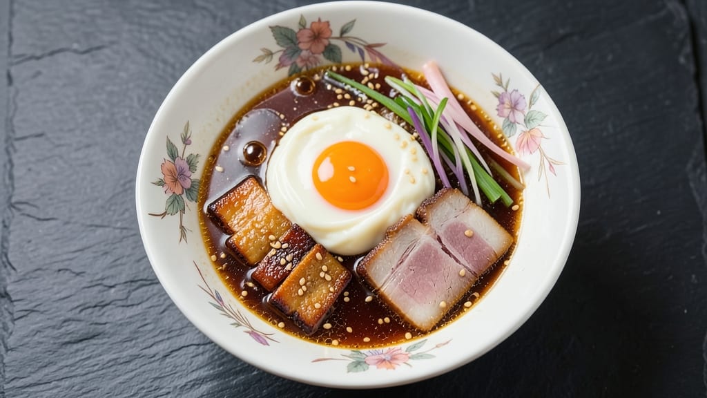 Tamago Ramen Egg Recipe: Silky Yolk Ribbons in Savory Soy-Ginger Broth
