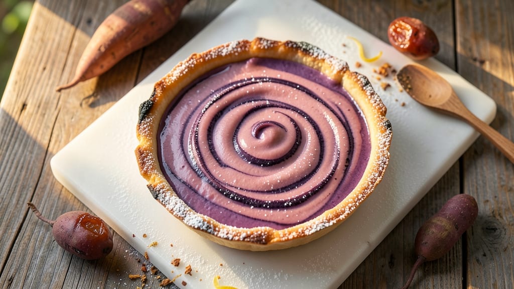 Ube Egg Tart Recipe: Purple Swirl Magic in Crispy Tortilla Cups
