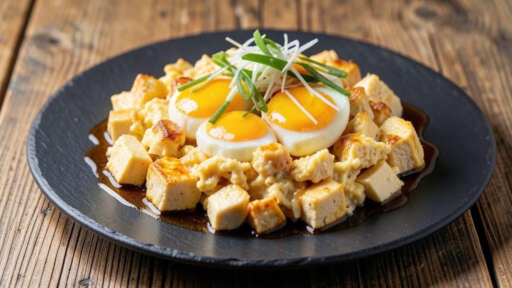 Silken Tofu Scrambled Egg Recipe: Fluffy Clouds With Savory Scallion Brilliance