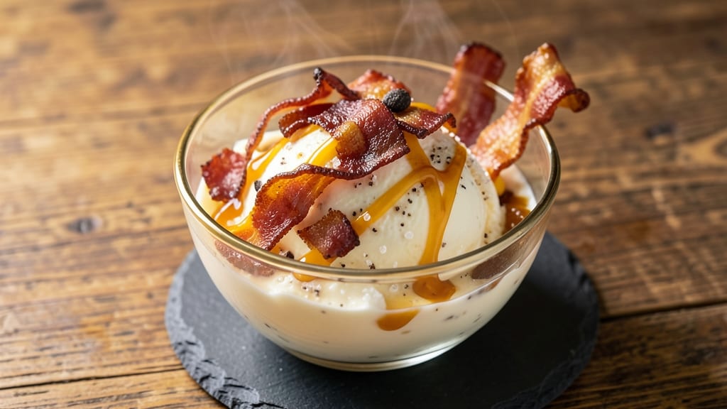 Bacon and Egg Ice Cream Recipe: Salty-Sweet Surprise in Every Scoop