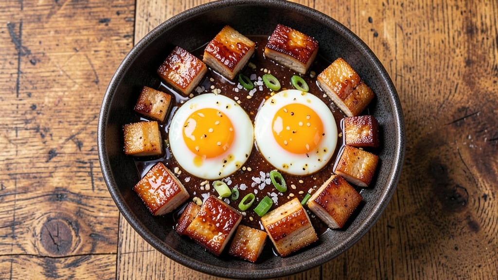 Soy Sauce Pork Belly and Egg Recipe: Crispy Belly Meets Silky Egg Ribbons