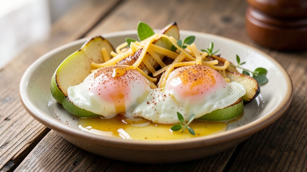 Apple Eggs Recipe: Warm Spiced Cinnamon and Runny Yolk Magic