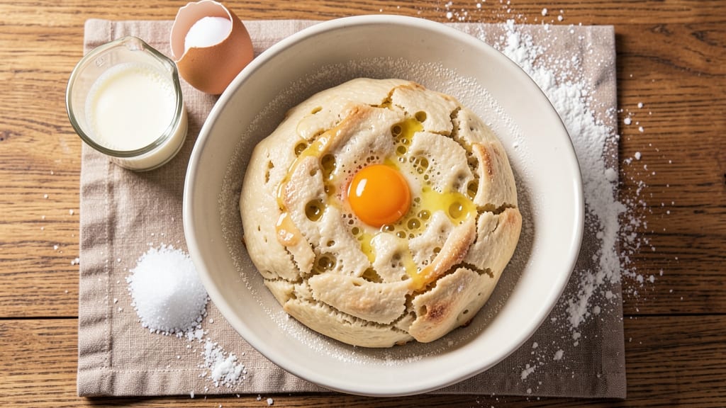 Adding Egg to Bread Recipe: Golden Yolk-Puffed Bread Bites