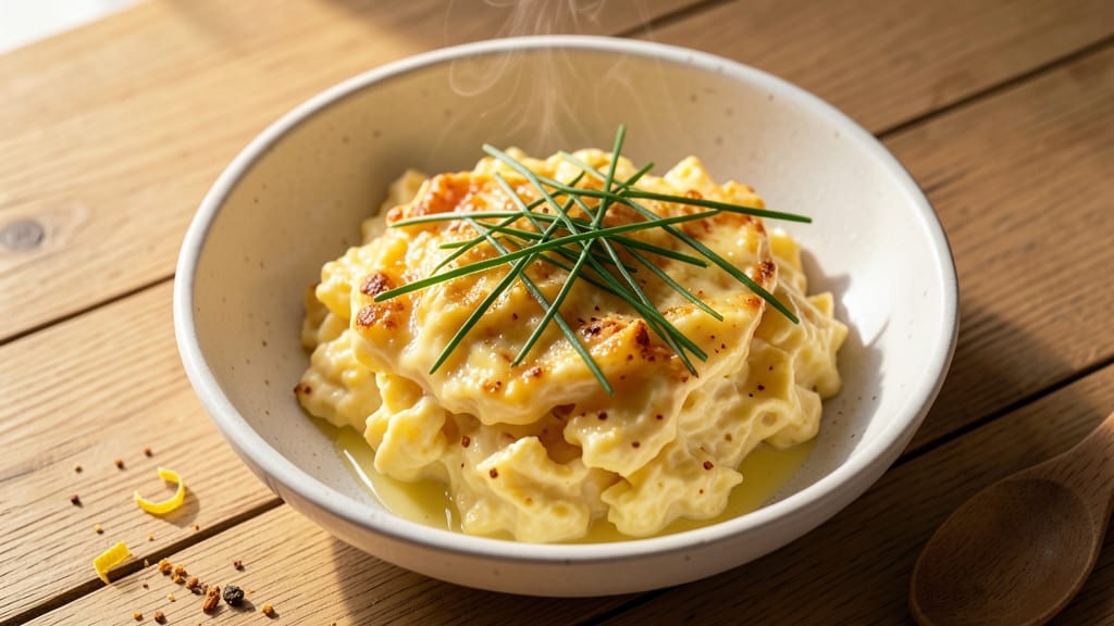 3 Egg Scrambled Egg Recipe: Fluffy Ribbons With Buttery Crisp Edges