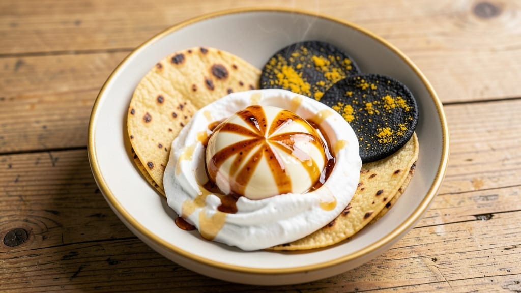 Sun Eggs Recipe: Crispy Tortilla Cups With Vanilla-Infused Yolk Brilliance