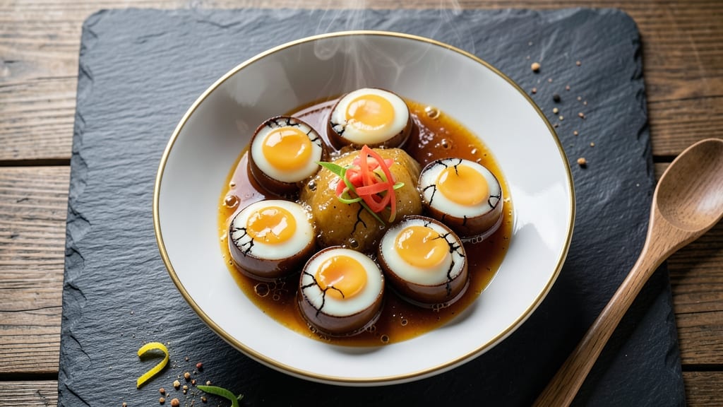 Steamed Egg With Century Egg Recipe: Umami Bomb With Silky Texture Contrast