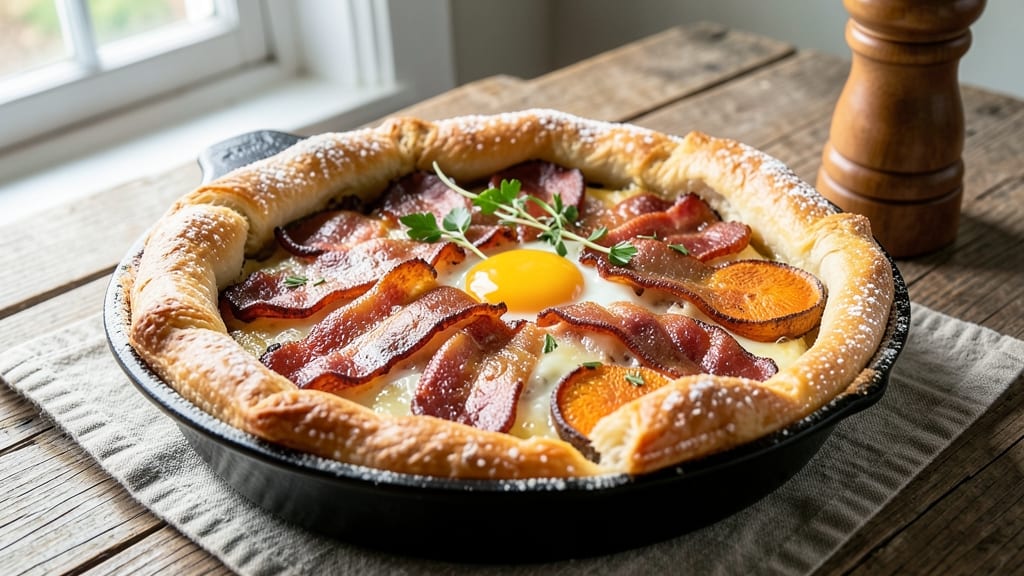 Bacon and Egg Pie Recipe New Zealand: Savory Pastry Crust With Crispy Bacon Bites