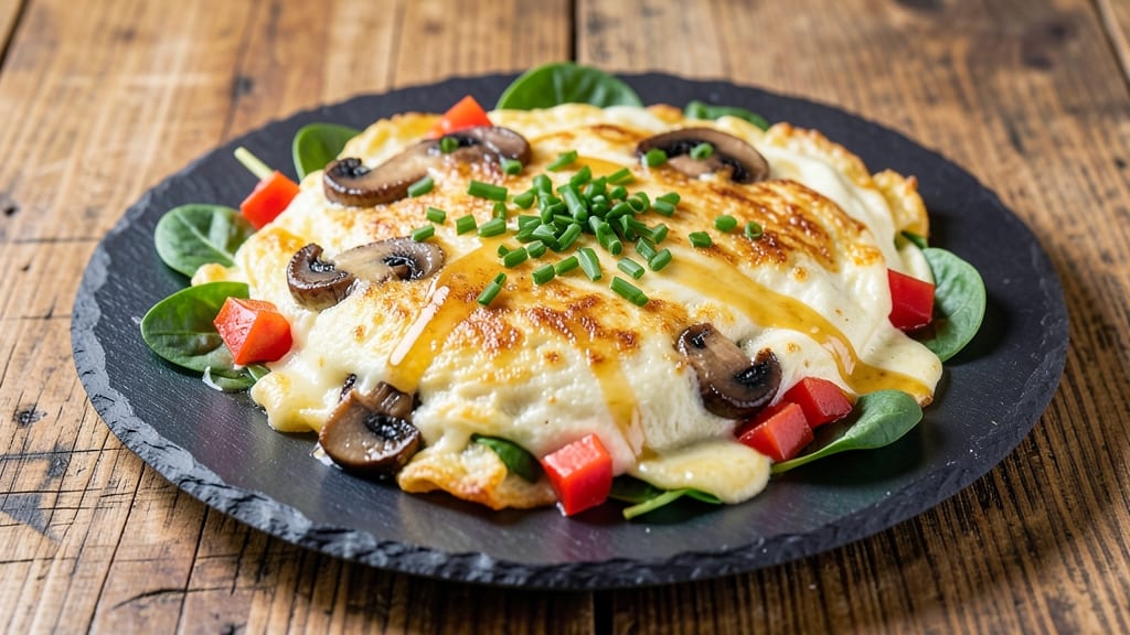 6-Egg Omelette Recipe: High-Protein Breakfast Masterpiece in One Pan